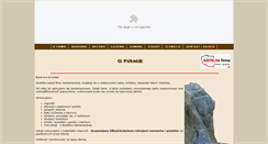 Desktop Screenshot of kamieniarstwo.webstrony.pl